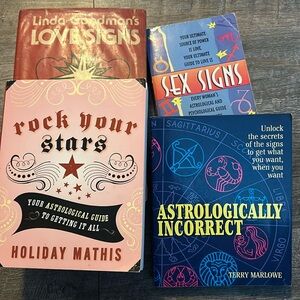 Bundle of astrology books